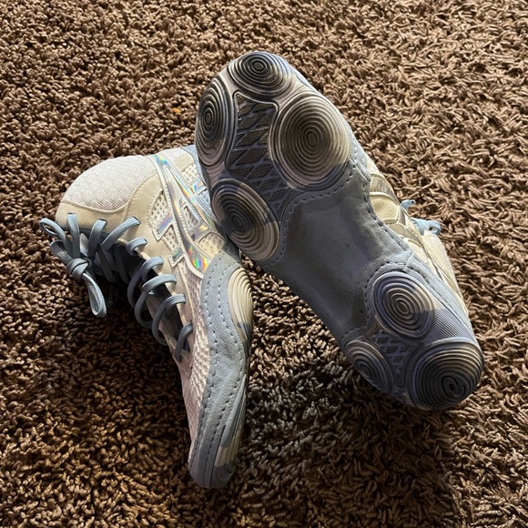 ASICS Matblazer Blue / White Lace Up Wrestling Boxing Shoes Size Women’s 5.5 - Picture 3 of 3